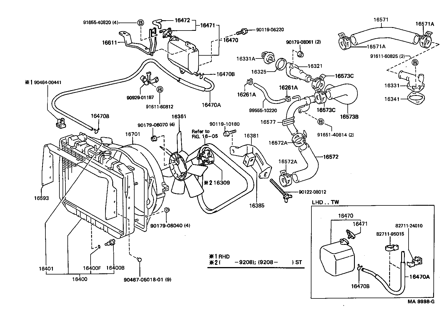 16567-54060 HOSE OR PIPE(FOR RADIATOR RESERVE TANK) product image