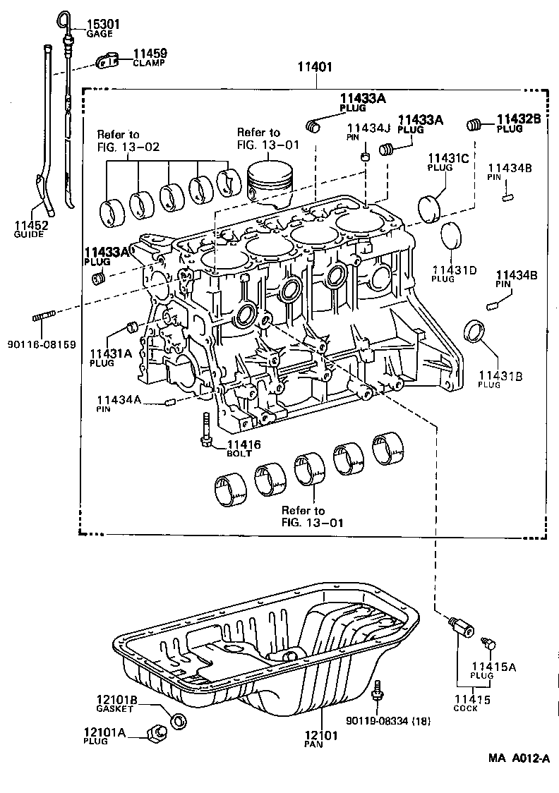 12101-54170 PAN SUB-ASSY, OIL product image