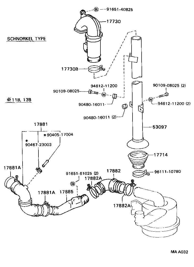 17700-58230 CLEANER ASSY, AIR product image