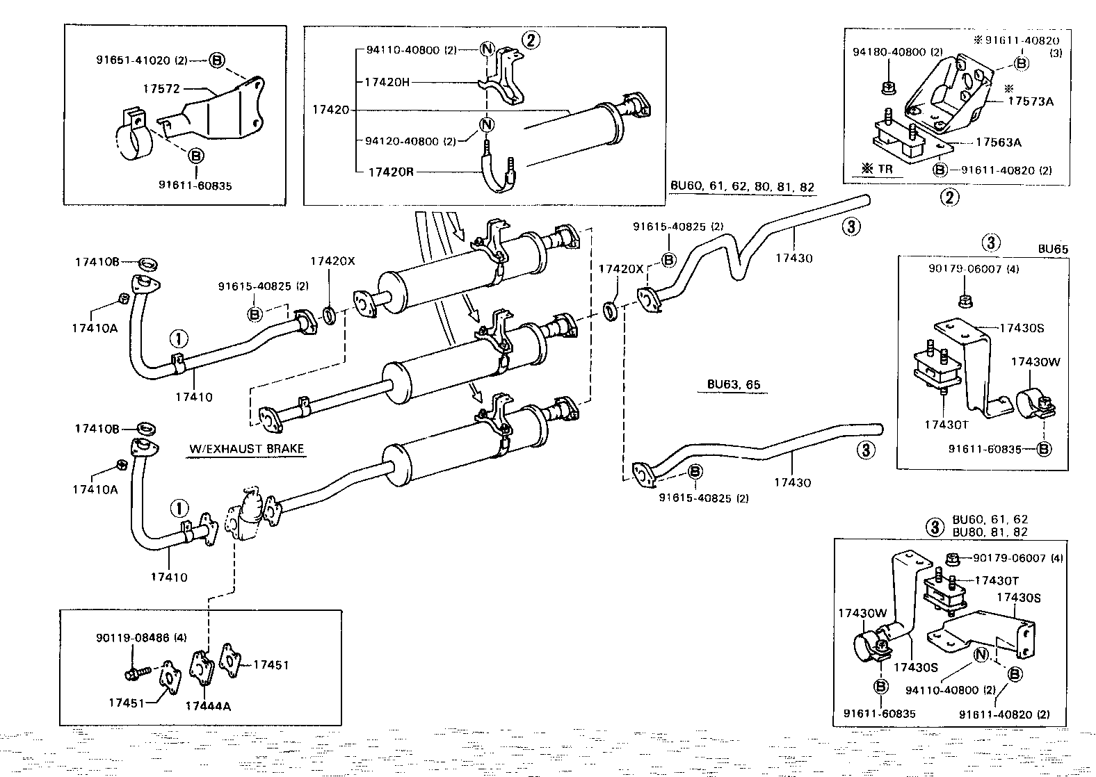 17430-58300 PIPE ASSY, EXHAUST, TAIL product image