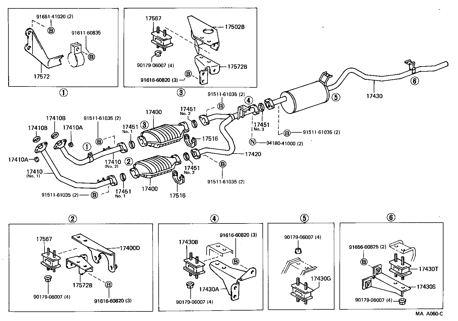 18450-61010 CONVERTER ASSY, W/CATALYST product image