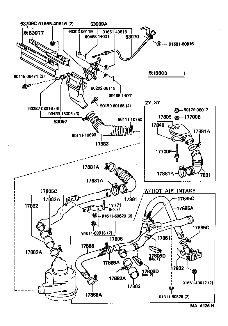 17700-54530 CLEANER ASSY, AIR product image
