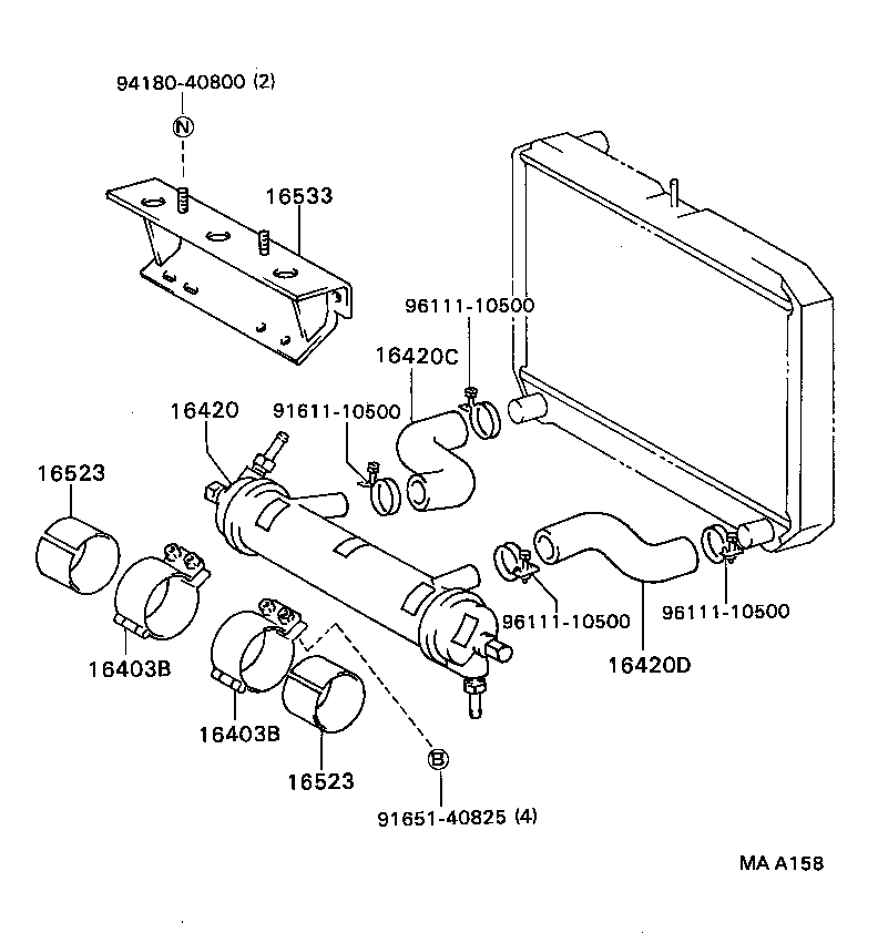 16470-56111 TANK ASSY, RADIATOR RESERVE product image