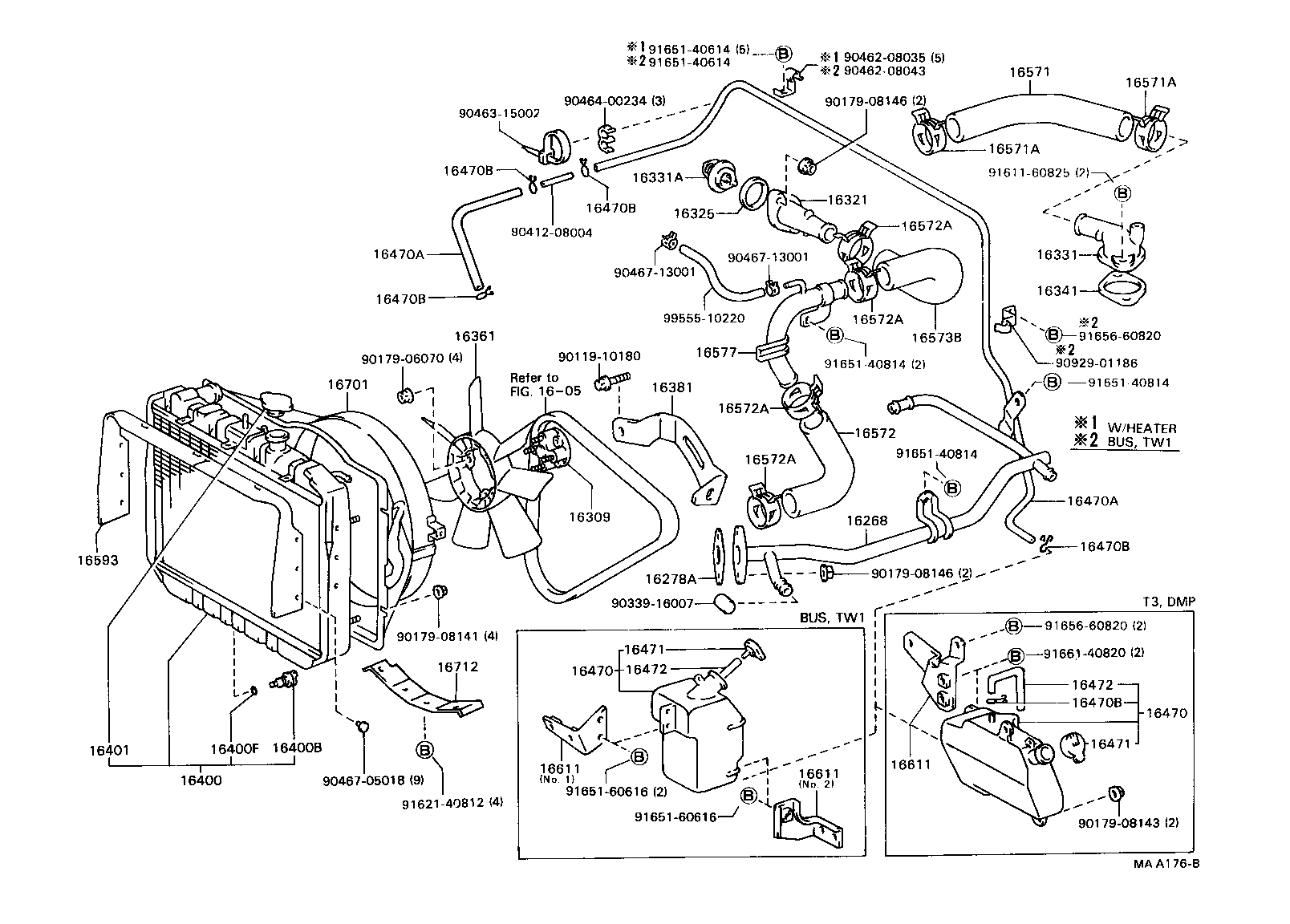 90447-12092 HOSE OR PIPE(FOR RADIATOR RESERVE TANK) product image