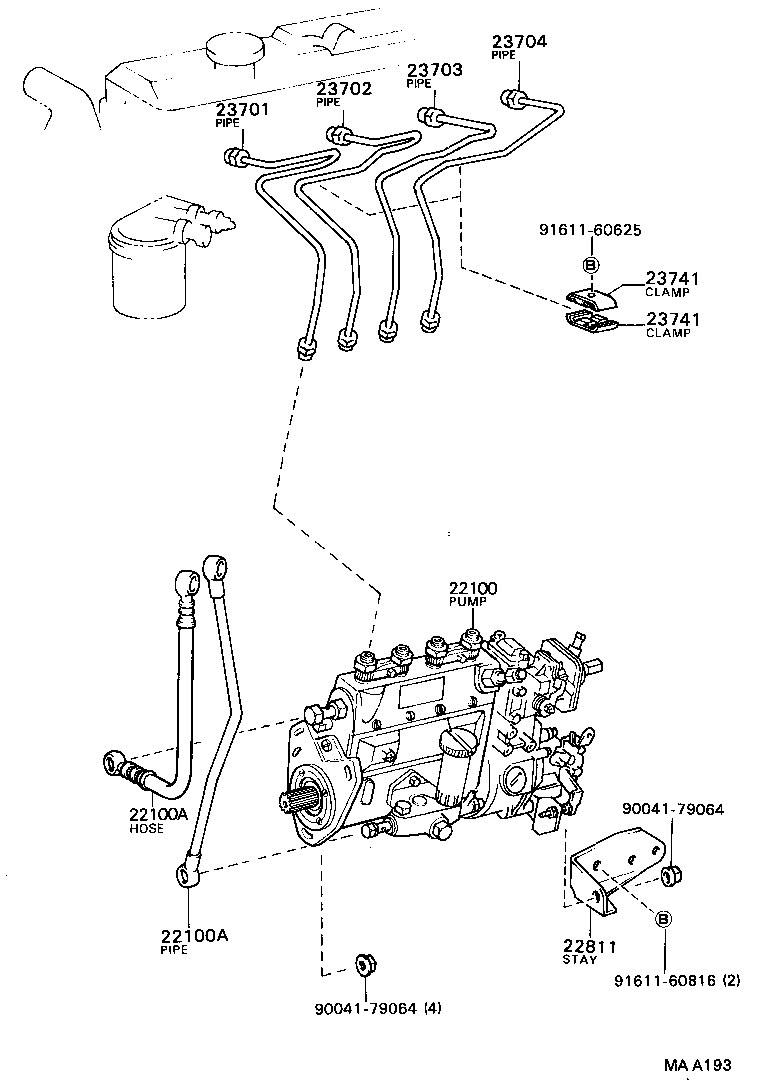 22100-56252 PUMP ASSY, INJECTION OR SUPPLY product image