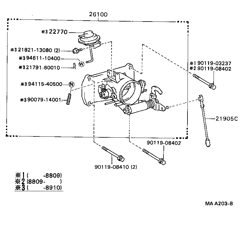 26100-78030 VENTURI ASSY product image