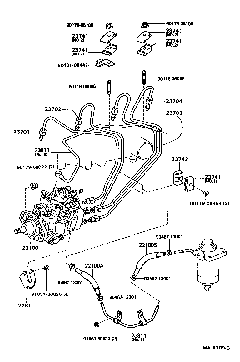22100-5B050 PUMP ASSY, INJECTION OR SUPPLY product image