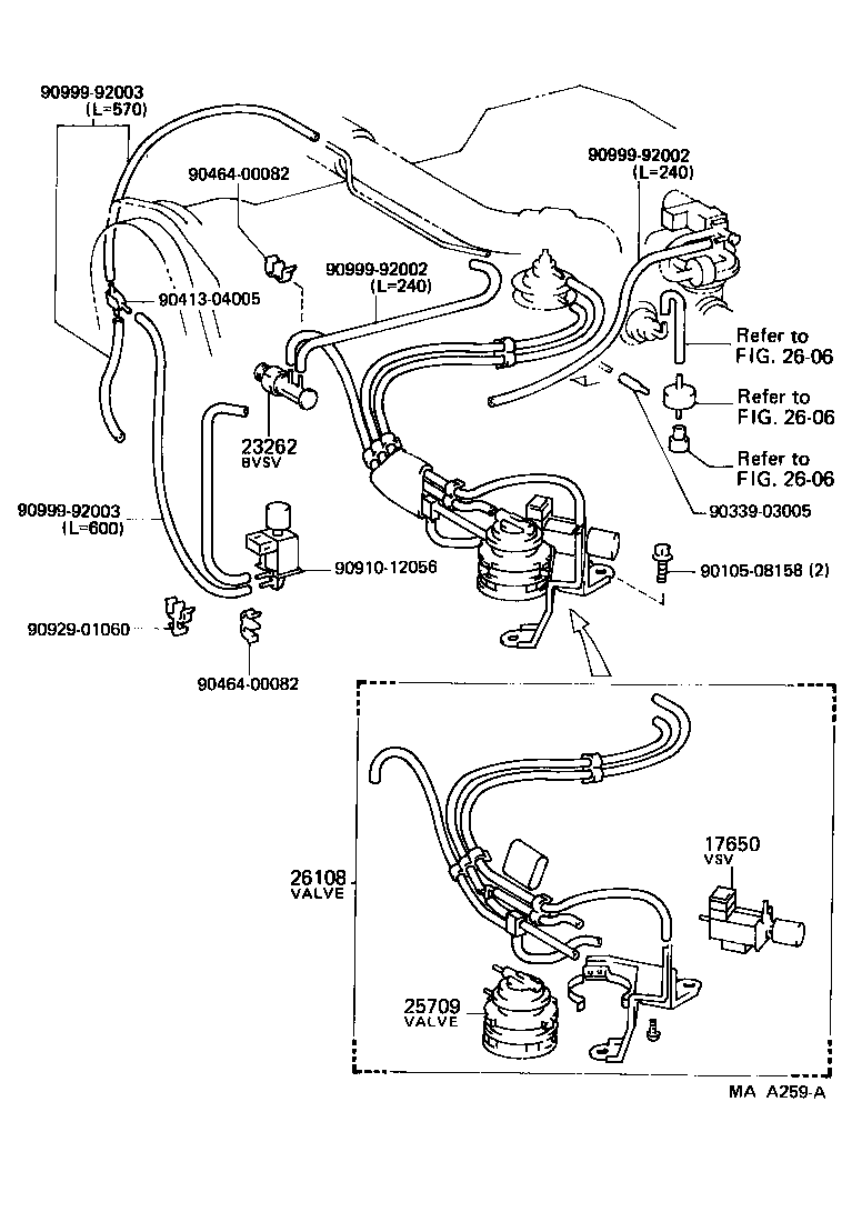17341-70180 HOSE, NO.1(FOR IDLE-UP) product image