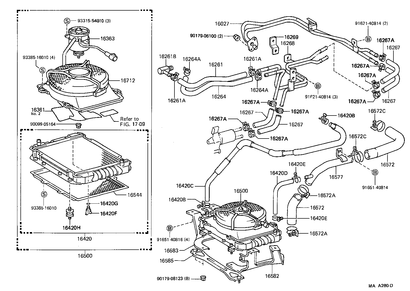 16381-54050 BAR, FAN BELT ADJUSTING product image