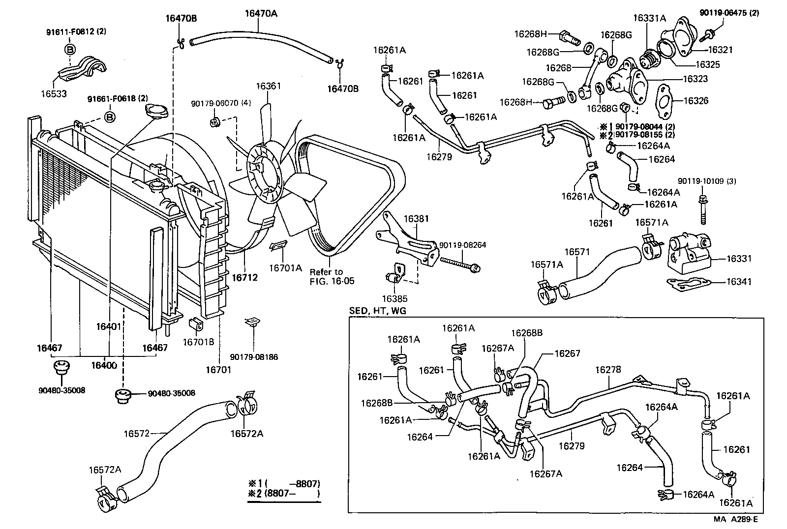 16381-70031 BAR, FAN BELT ADJUSTING product image