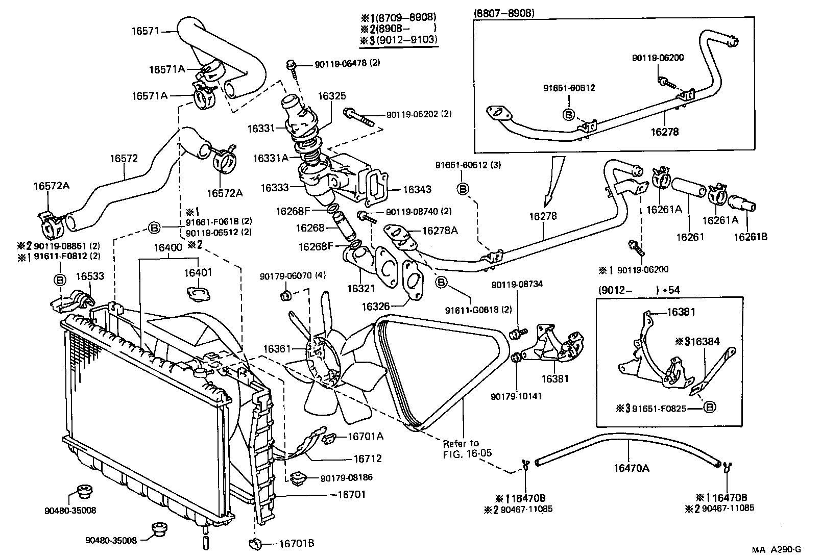 16381-70031 BAR, FAN BELT ADJUSTING product image