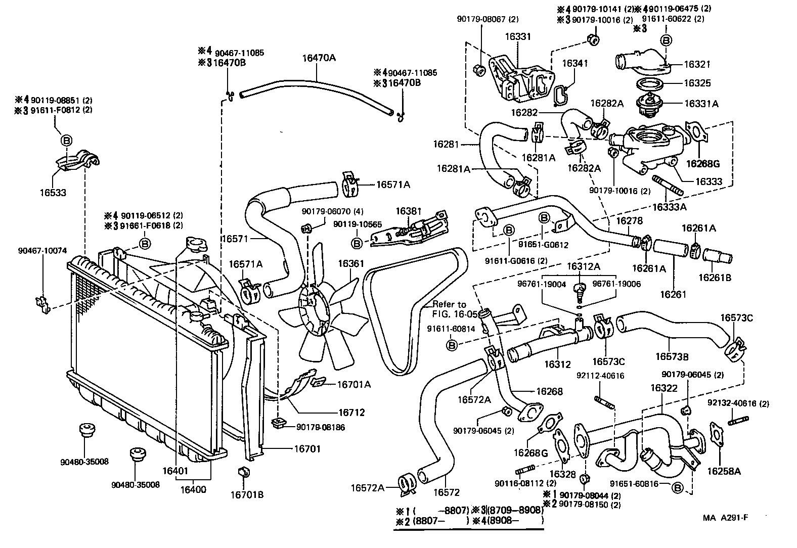 16381-70031 BAR, FAN BELT ADJUSTING product image
