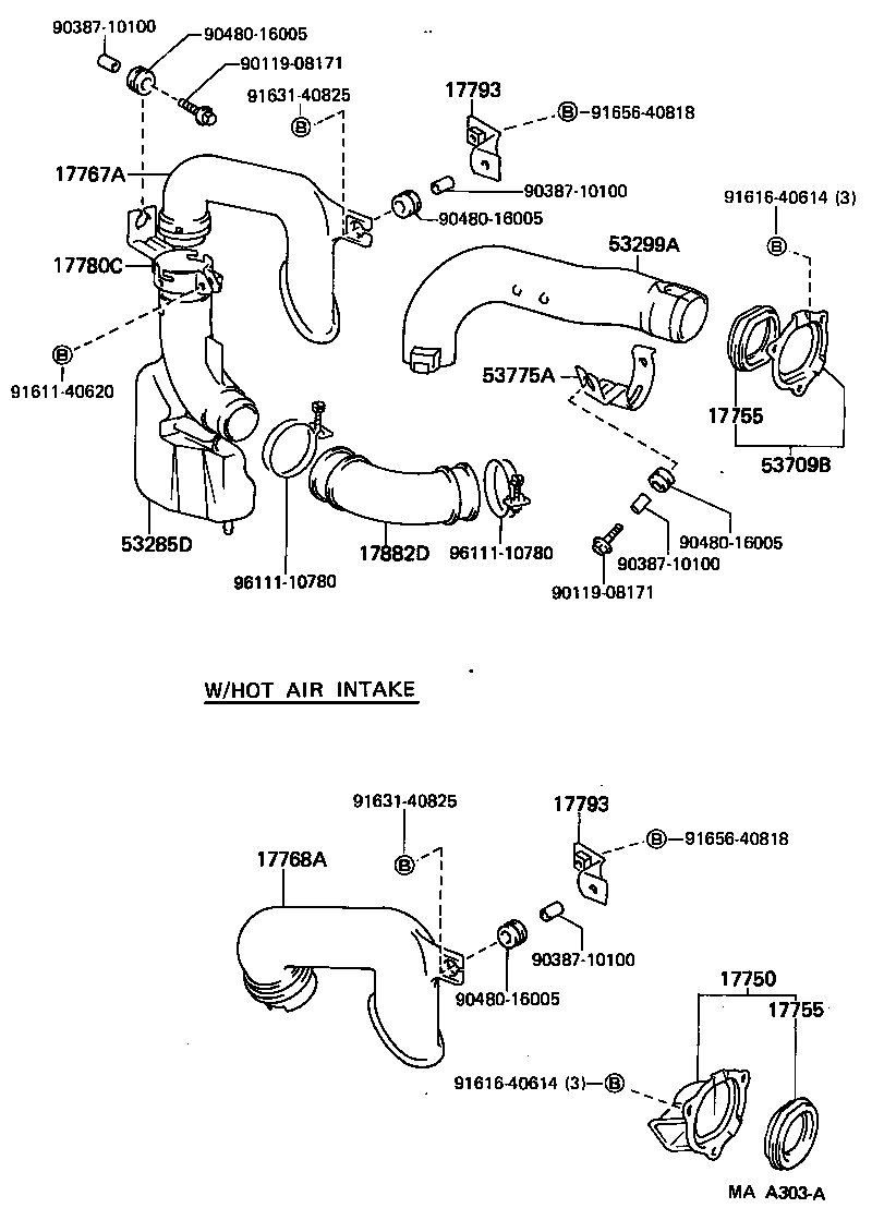 17700-54460 CLEANER ASSY, AIR product image