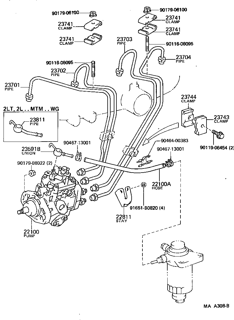 22100-54671 PUMP ASSY, INJECTION OR SUPPLY product image