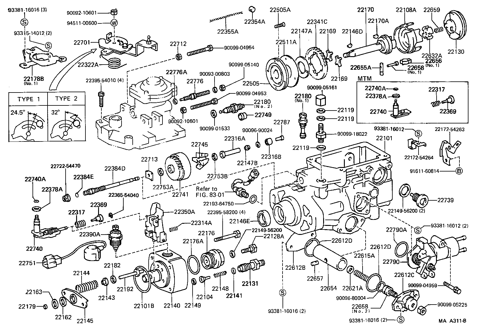 22178-54671 BRACKET(FOR INJECTION PUMP ASSY) product image