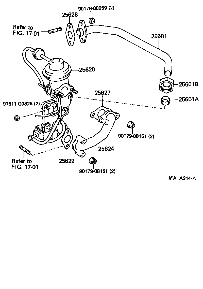 25800-54040 VALVE ASSY, EGR product image