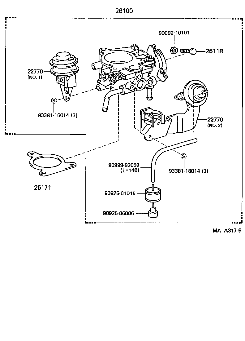 26100-54033 VENTURI ASSY product image