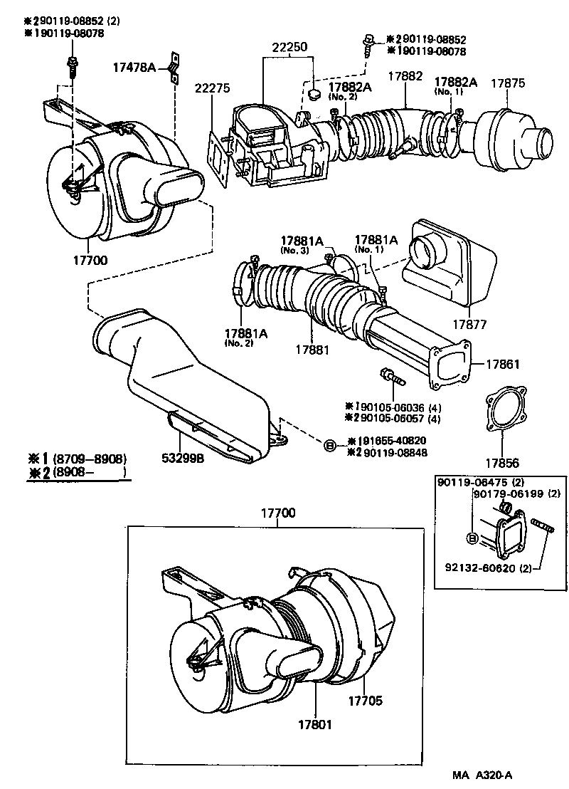 17705-50020 CAP SUB-ASSY, AIR CLEANER product image