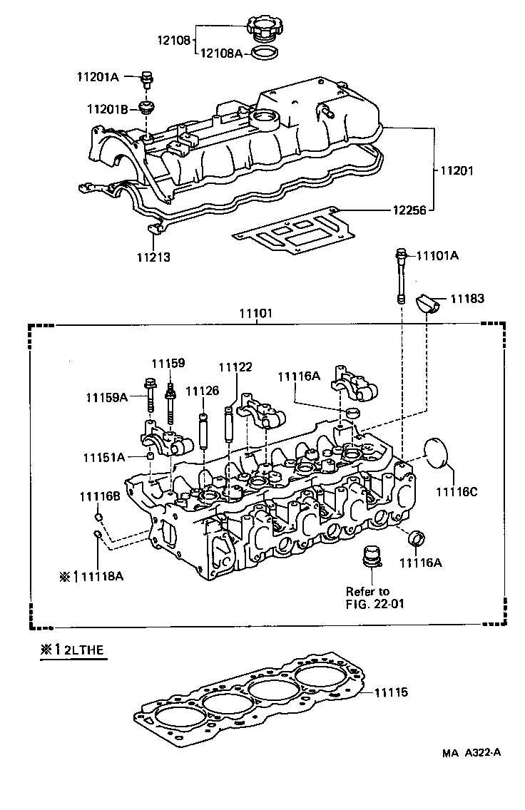 11201-70070 COVER SUB-ASSY, CYLINDER HEAD product image