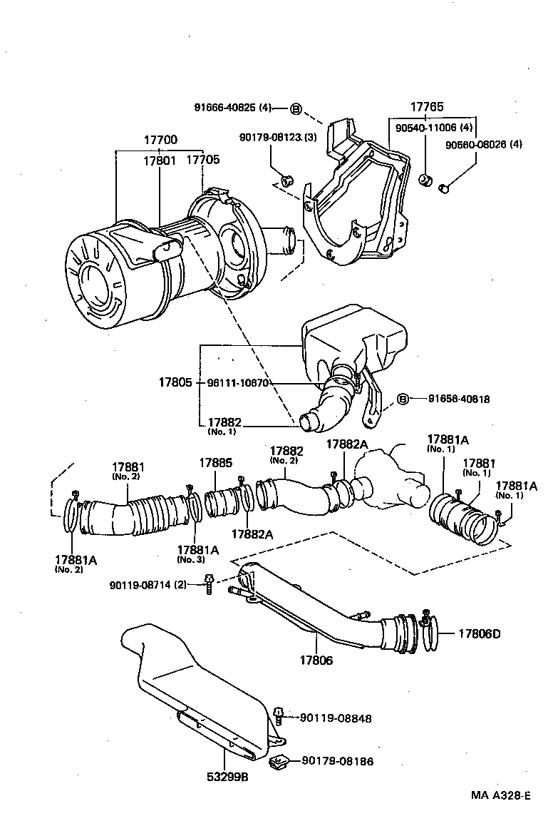 17705-50020 CAP SUB-ASSY, AIR CLEANER product image