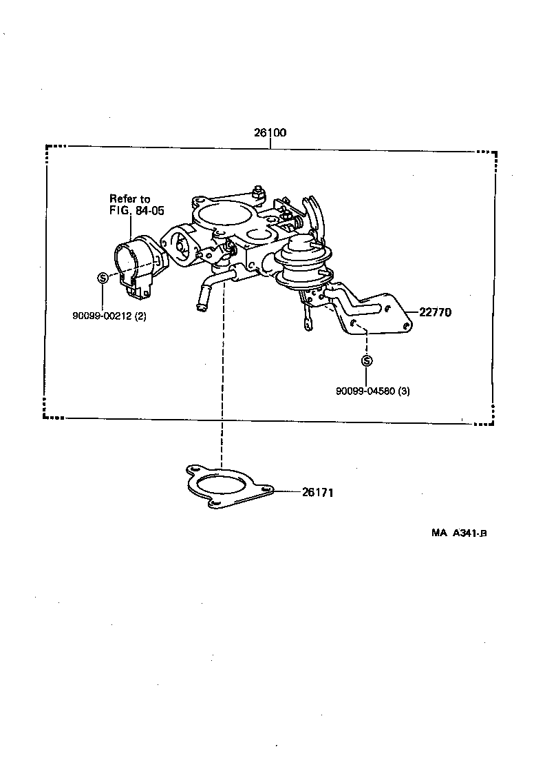 26100-54090 VENTURI ASSY product image