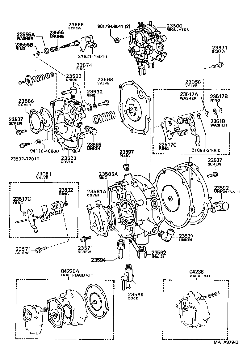 23592-73130 UNION, NO.2, FUEL HOSE product image