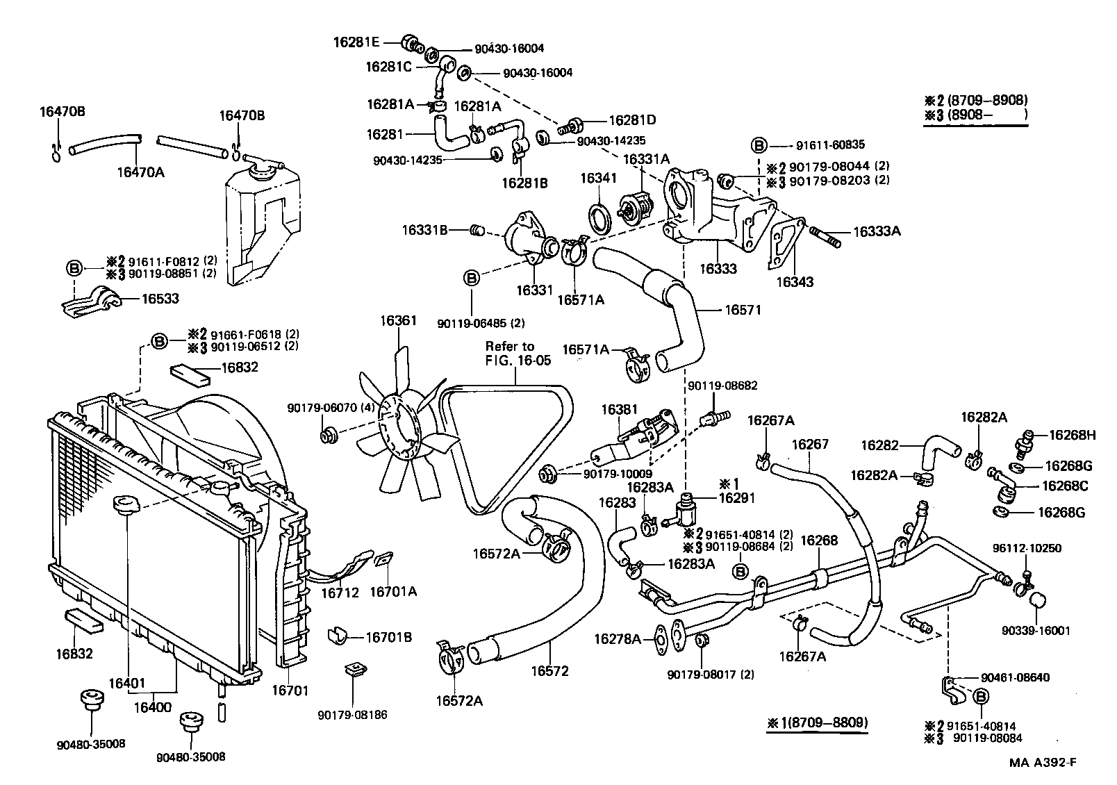 16381-70031 BAR, FAN BELT ADJUSTING product image