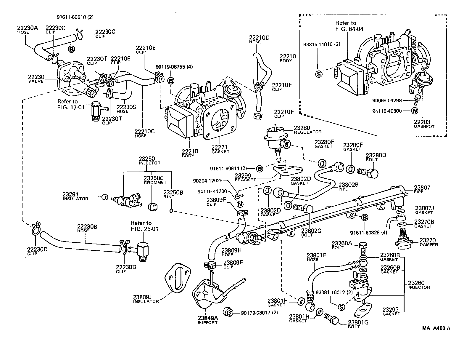23264-42010 BRACKET, FUEL FILTER product image