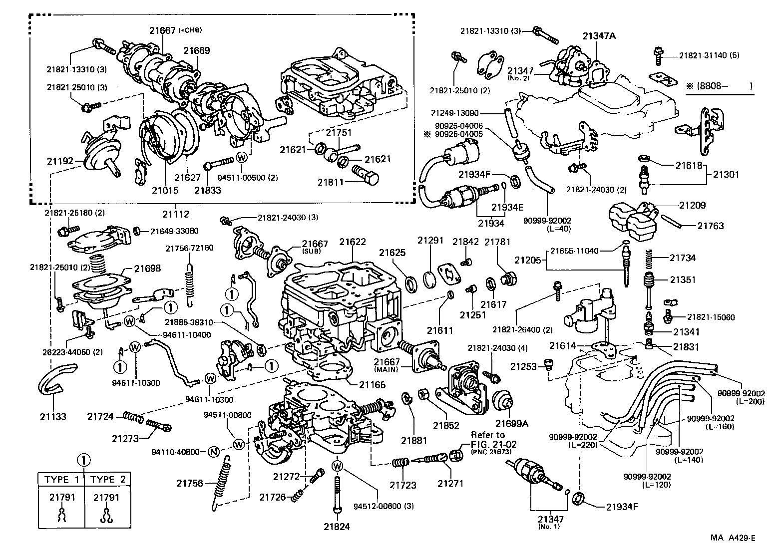 21253-72230 JET, 2ND MAIN product image