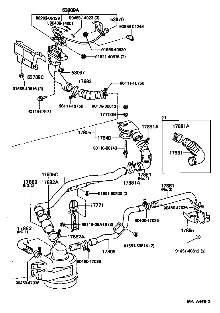 17700-54510 CLEANER ASSY, AIR product image