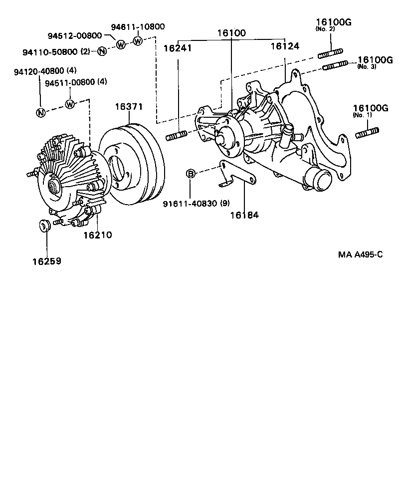 16210-52022 COUPLING ASSY, FLUID product image