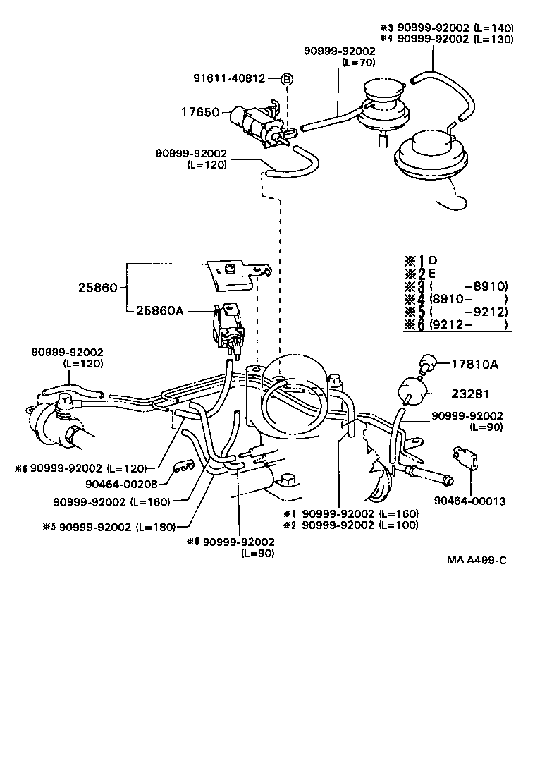 25860-52010 VALVE ASSY, VACUUM SWITCHING, NO.1 product image