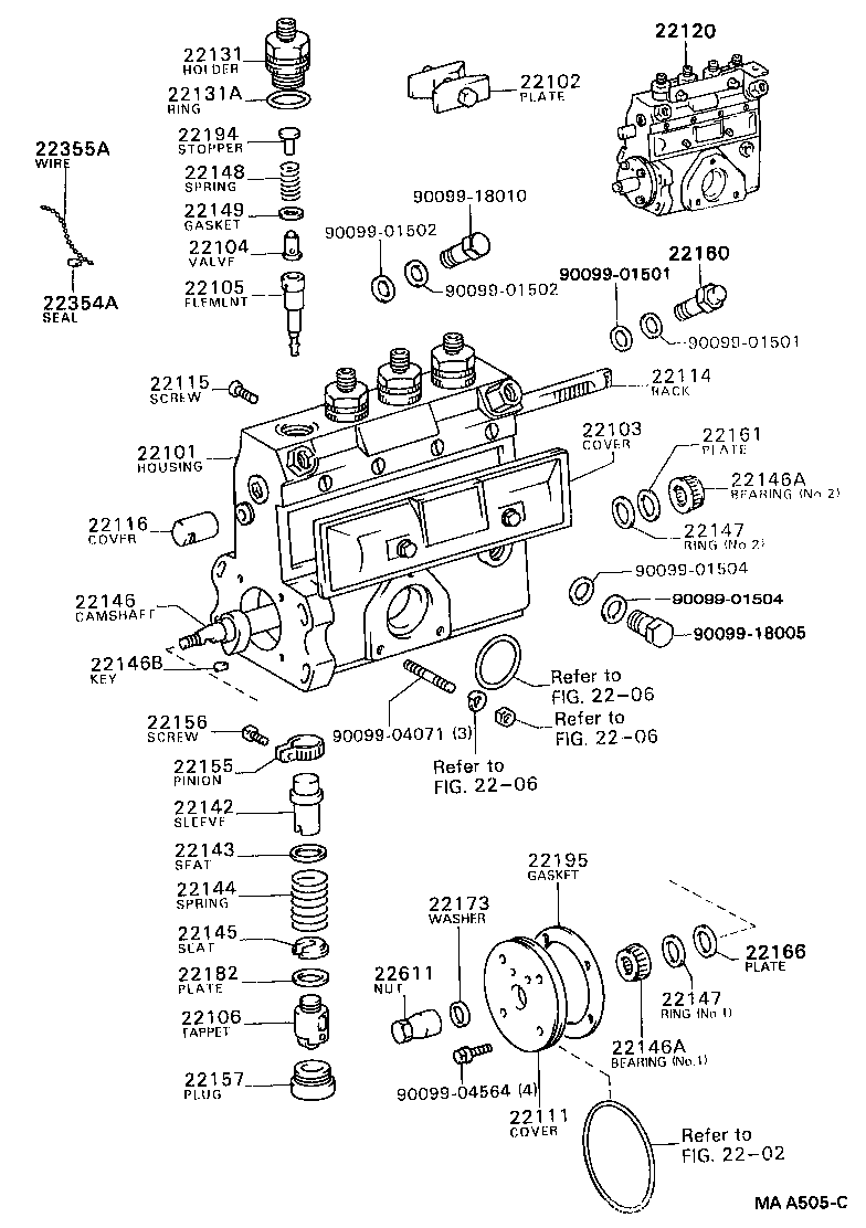 22120-78140 BODY ASSY,INJECTION product image