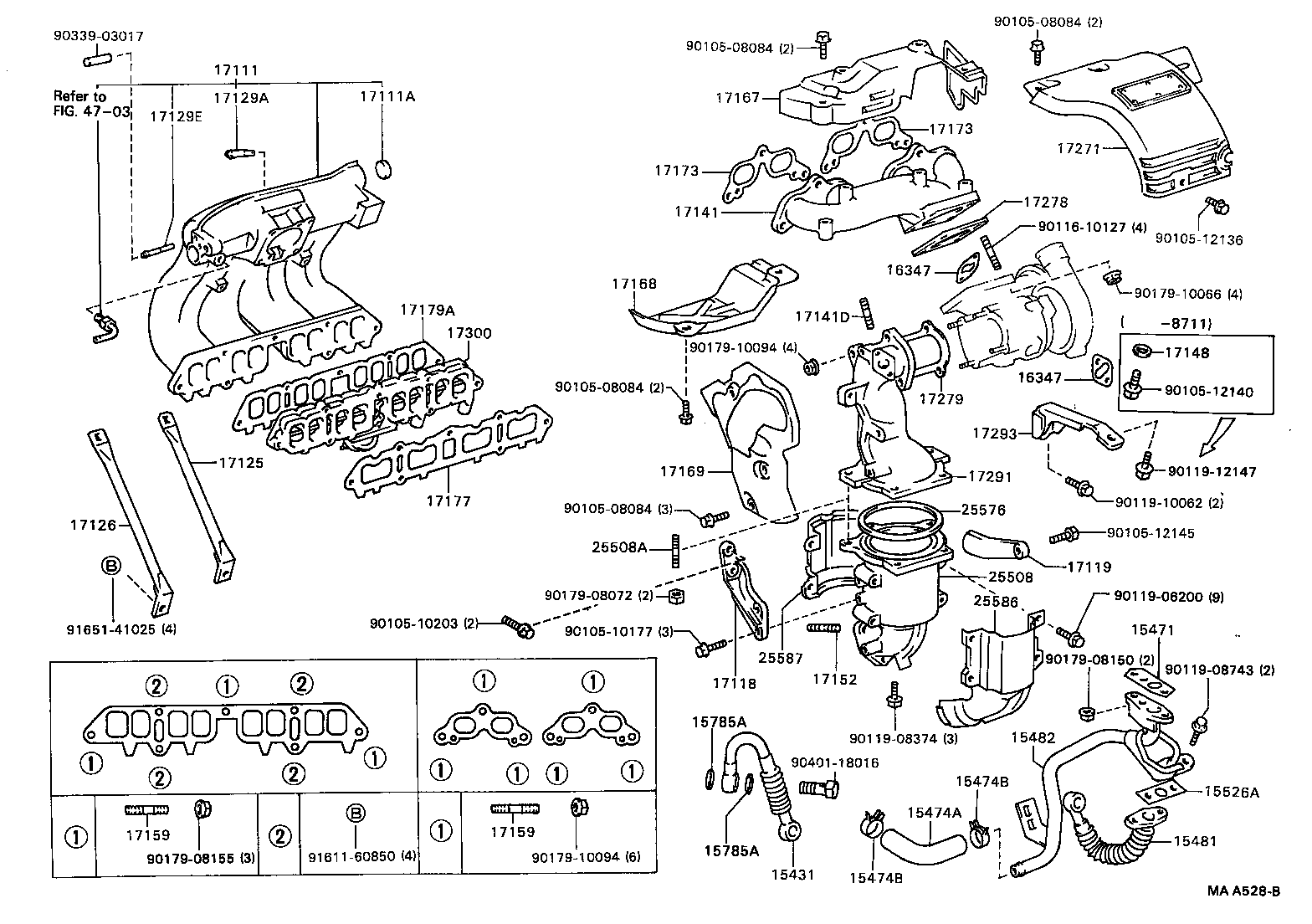 17101-88382 MANIFOLD, INTAKE product image