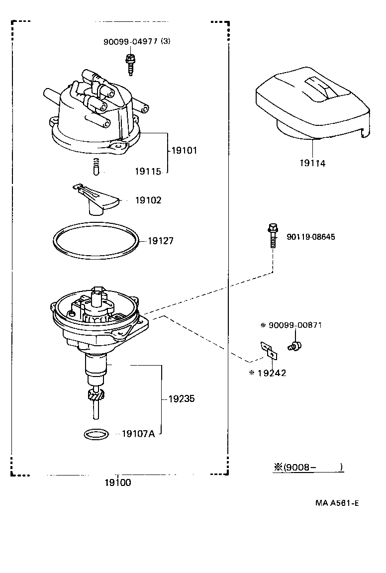 19105-72060 GOVERNOR SUB-ASSY product image