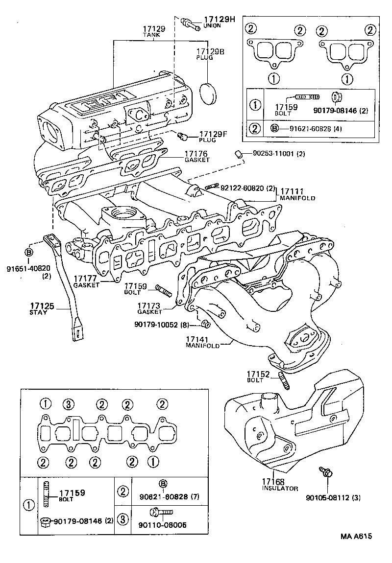 17101-35040 MANIFOLD, INTAKE product image