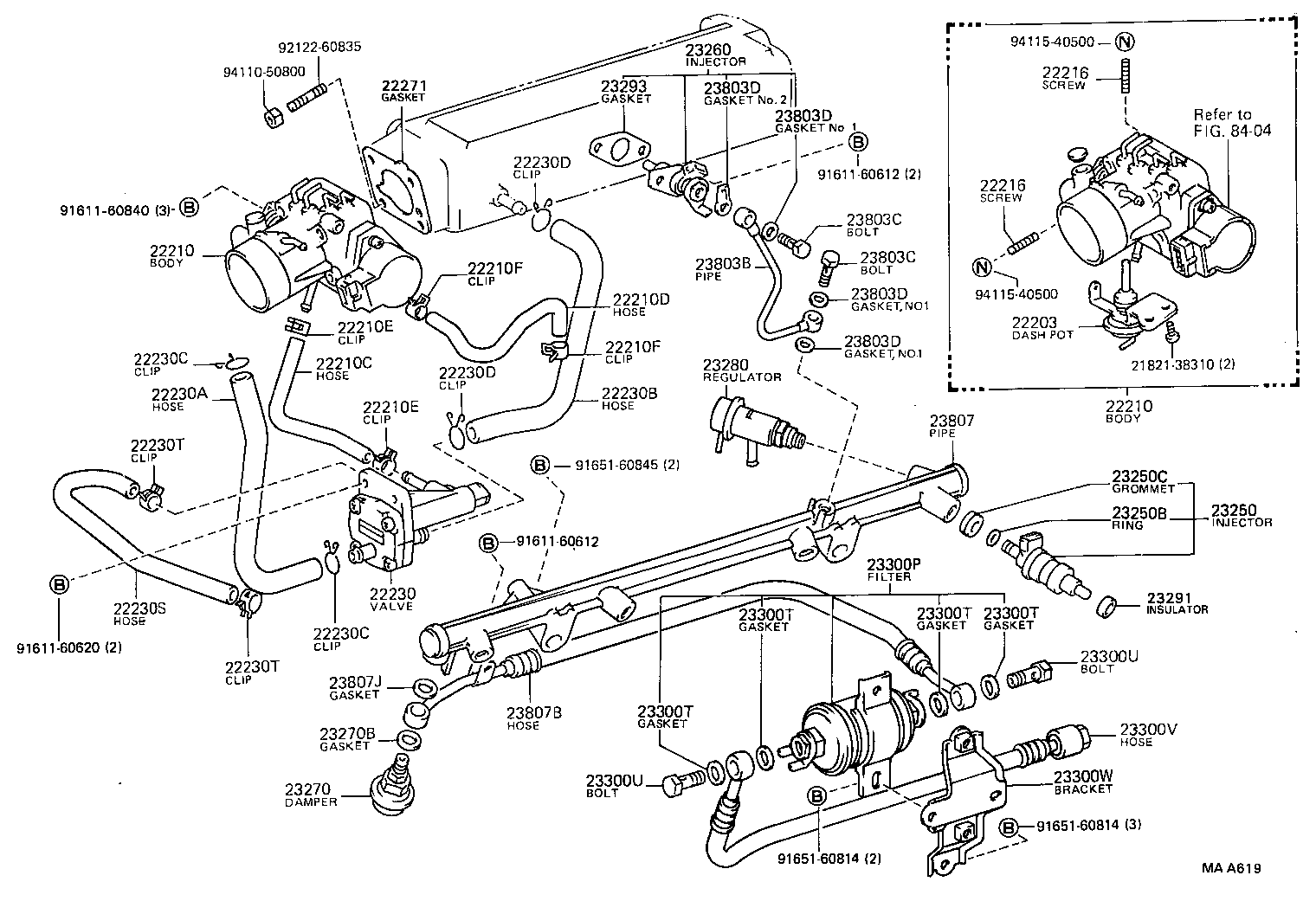 23209-35030 INJECTOR ASSY, FUEL product image