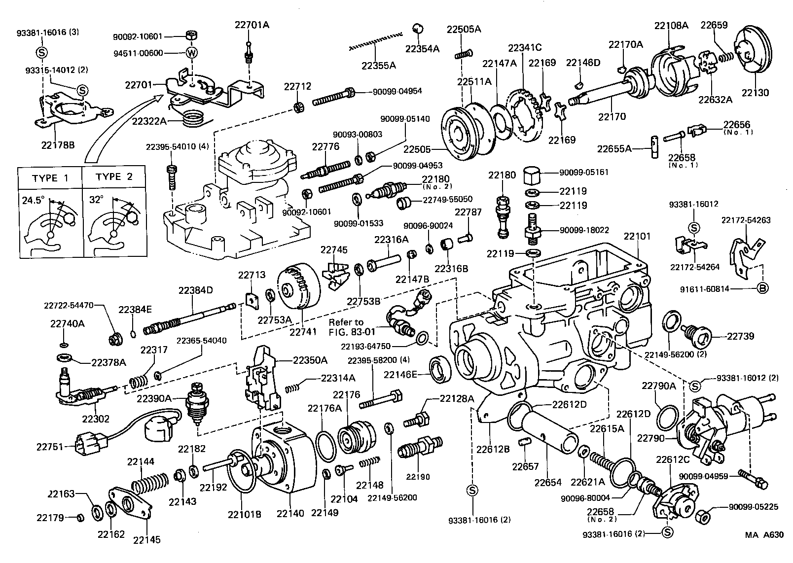 22178-54620 BRACKET(FOR INJECTION PUMP ASSY) product image