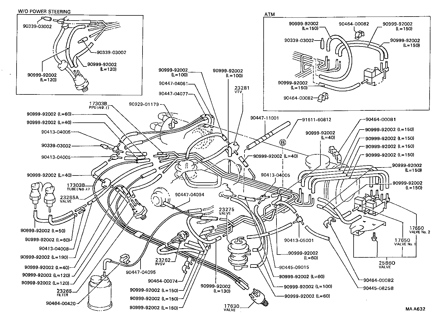 25861-55010 BRACKET, VACUUM SWITCHING VALVE product image