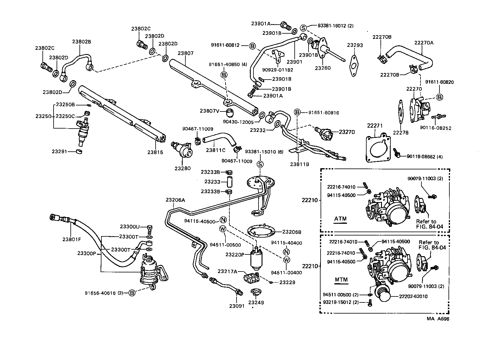 22271-62020 GASKET, THROTTLE BODY product image
