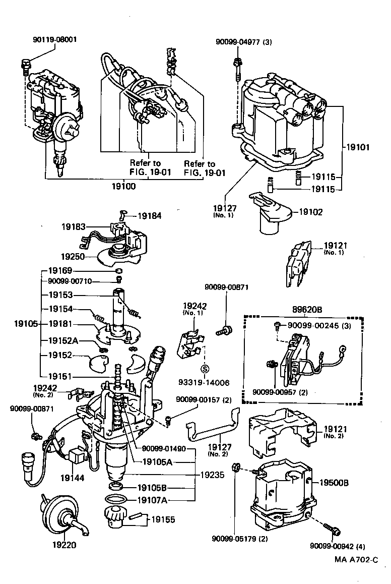 19153-73090 SPRING, GOVERNOR, A product image