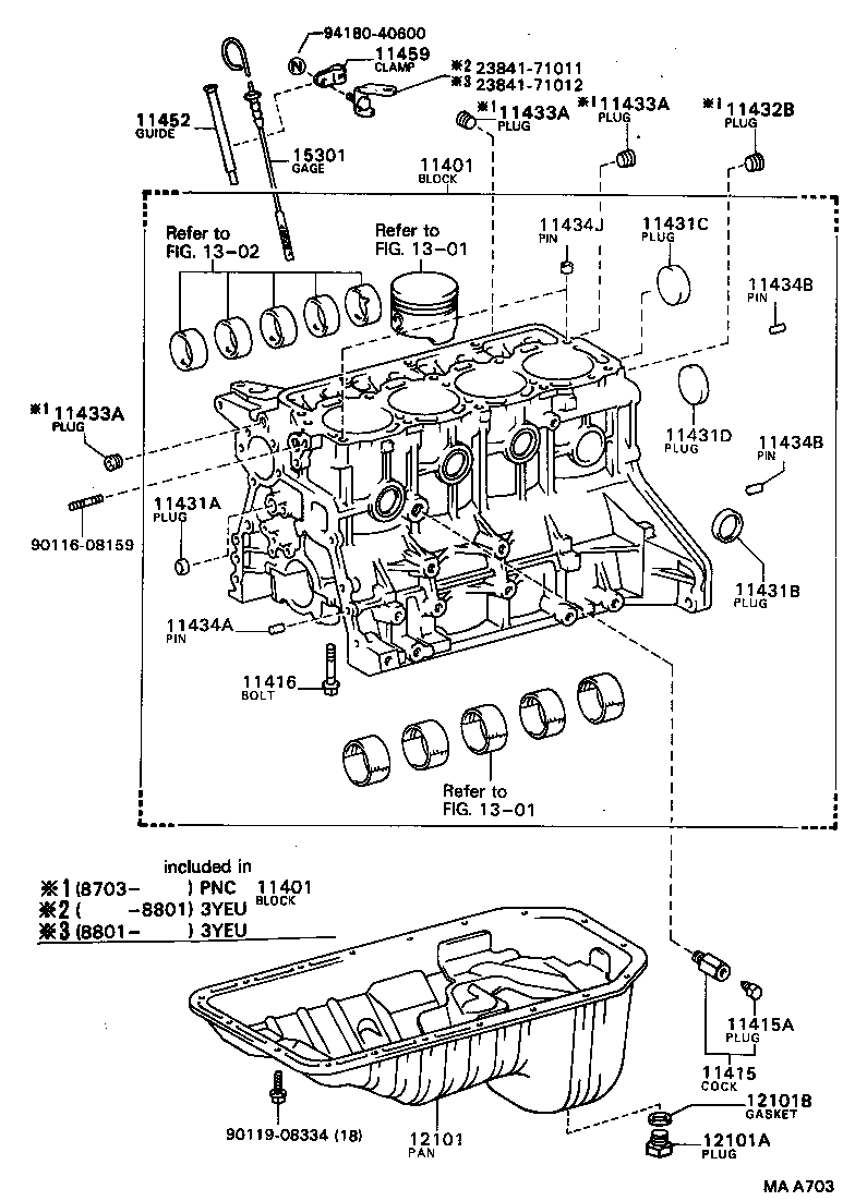 12101-73011 PAN SUB-ASSY, OIL product image