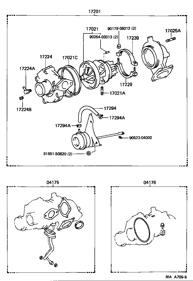 17139-70040 STAY, MANIFOLD, NO.2 product image