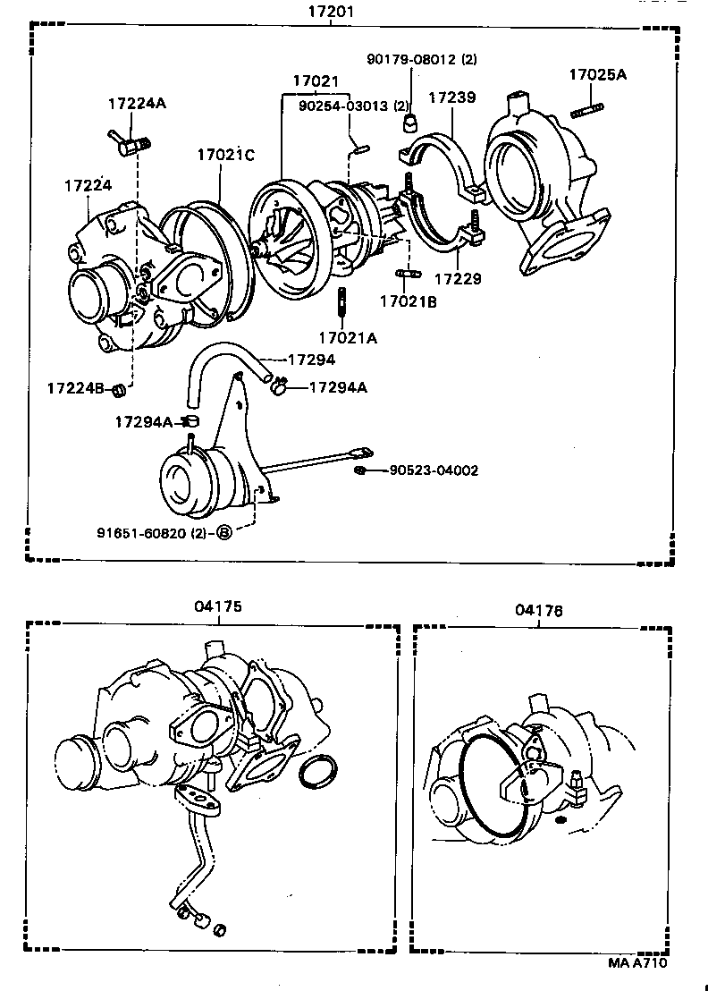 17021-28010 HOUSING SUB-ASSY, BEARING product image