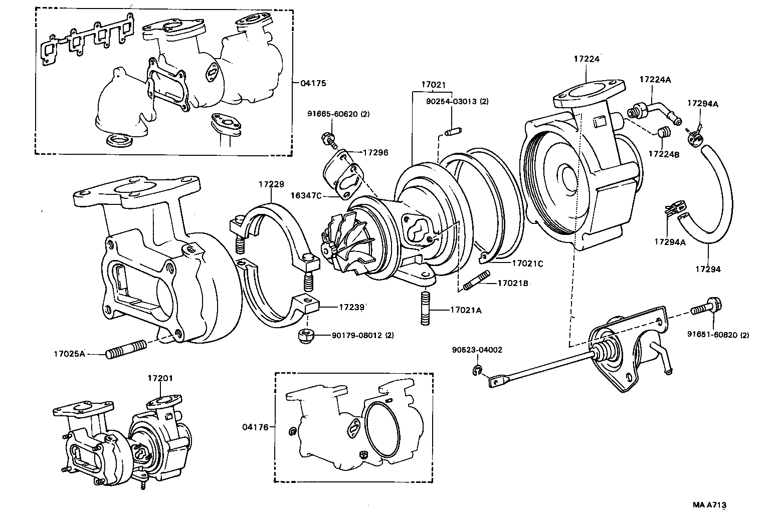 17101-64050 MANIFOLD, INTAKE product image