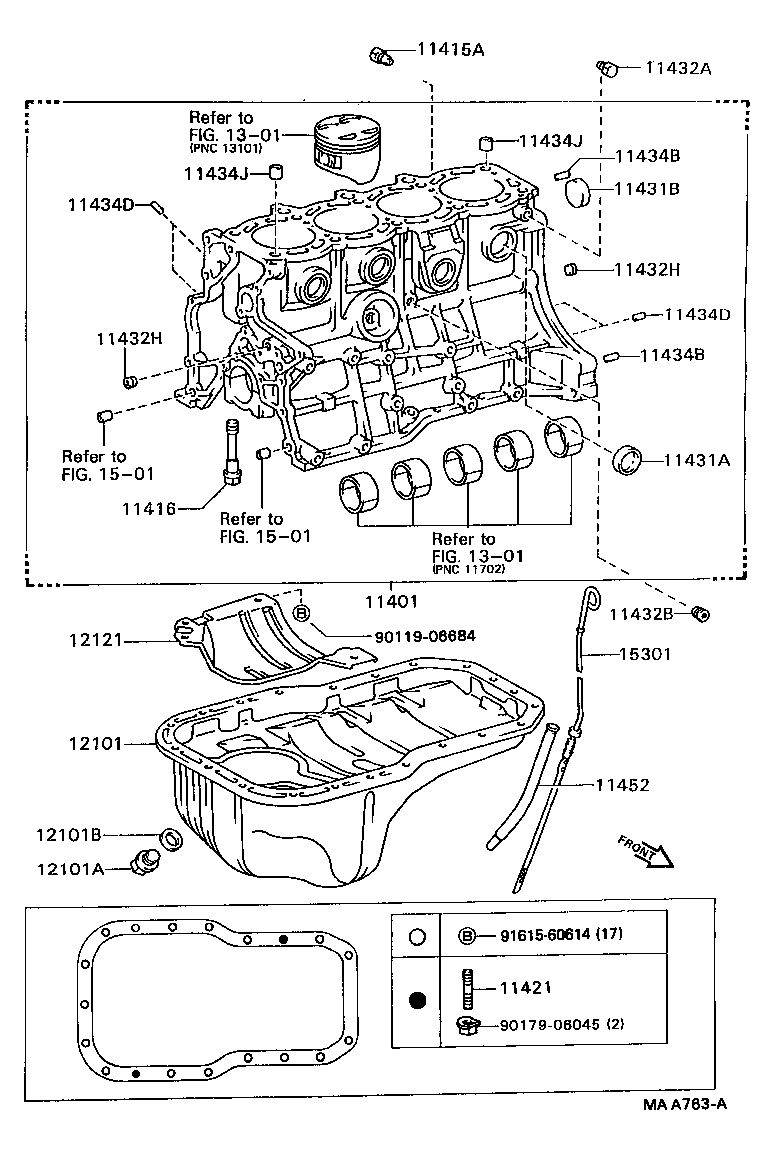Toyota 12101-03020 PAN SUB-ASSY, OIL