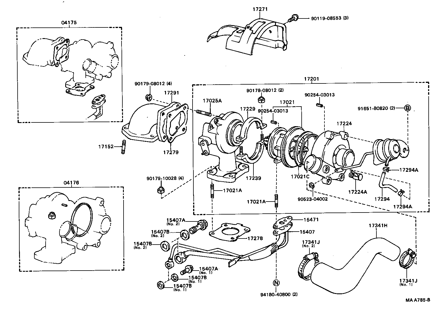 17101-64110 MANIFOLD, INTAKE product image