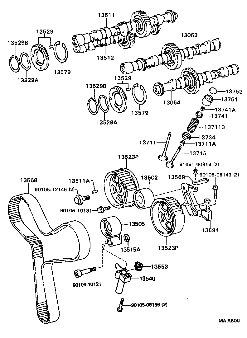 13501-62020 CAMSHAFT product image