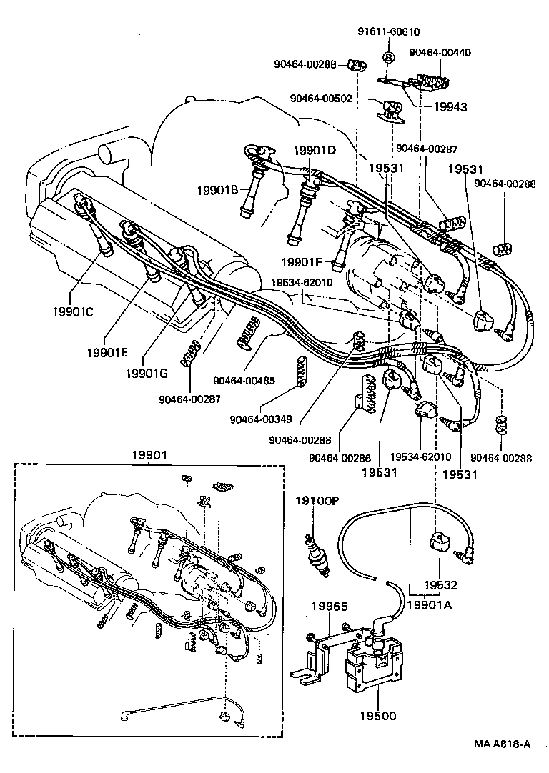 19590-62010 CORD, COIL RESISTIVE product image