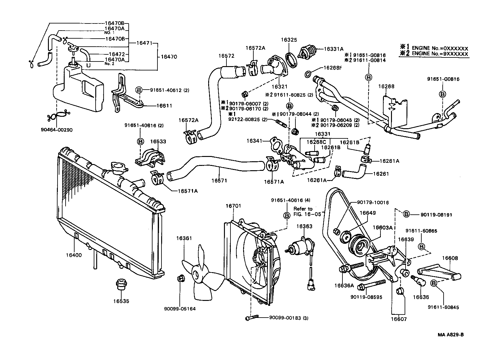 16400-74430 RADIATOR ASSY product image